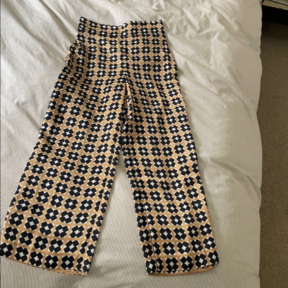 Silk pants wide leg